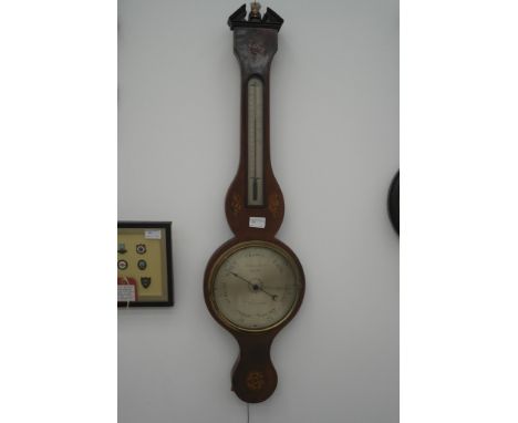 An Edwardian mahogany barometer