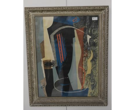 John Piper, C.H. (1903-1992): Abstract Composition, colour lithograph, 1936, published by Contemporary Lithographs Ltd, Londo