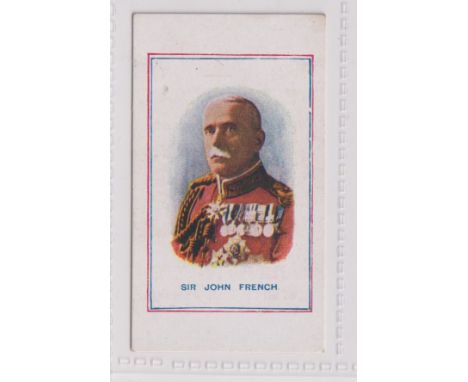 Cigarette card, E.T. Waterman, Army Pictures, Cartoons etc, type card, 'Sir John French' (gd) (1)