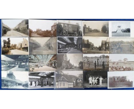 Postcards, Berkshire, a good collection of approx. 60 cards and photos of Clewer (Near Windsor Berks) and Windsor Park. RP's 