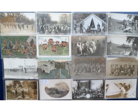 Postcards, Scouts, a collection of approx. 45 cards including Charlton (Oxon) Scouts RP fitness activity, Scout Comic (Ibbets
