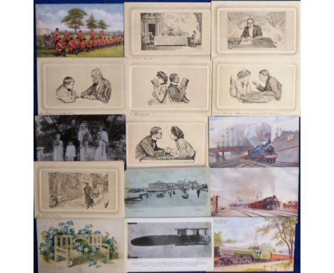 Postcards, a mixed subject collection of approx. 40 cards inc. glamour/pretty ladies (artists Boileau, Quinnell, Otto Shilbas