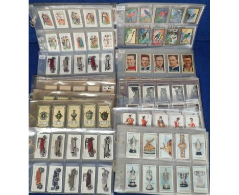 Cigarette cards, a collection of approx. 28 sets all appear to be complete  inc. Churchman's, Sporting Trophies, Ogdens, Coro