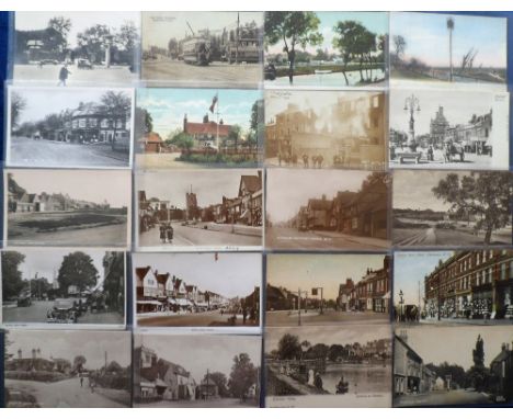 Postcards, Middlesex, a further collection of approx. 75 cards of Middlesex.  RP's include Harrow Fire 4.4.1908, Radnor Road 