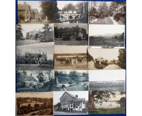 Postcards, Surrey, a comprehensive collection of approx. 70 cards of Frensham Surrey (near Farnham). With many printed cards 