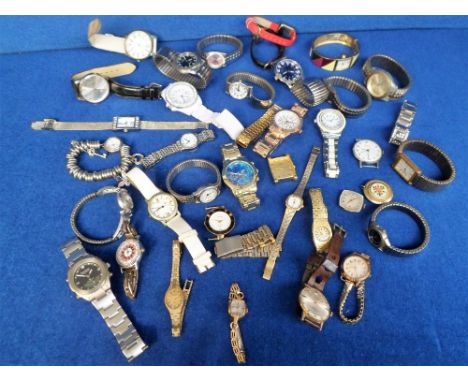 Watches, 35+ ladies and gentleman's watches to include Etienne, Sekonda, Pelex, Oris, Rotary, Krug-Baumen, Timex etc. (mixed 