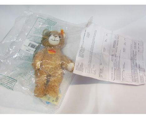 A Steiff bear in original packaging Circa 2006