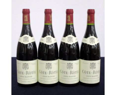4 bts Côte-Rôtie, Côte Blonde 2000 R. Rostaing hf