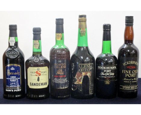 1 bt Dow's LBV Port Specially selected for Harrods, i.n, bottled 1998, scuffed label 1 bt Sandeman Superior Old Tawny Port NV