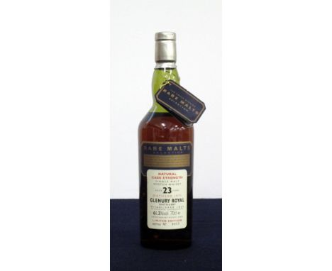 1 70-cl bt Rare Malts Selection Glenury Royal 23 YO Single Malt Scotch Whisky distilled 1971. Natural Cask Strength 61.3% Lim