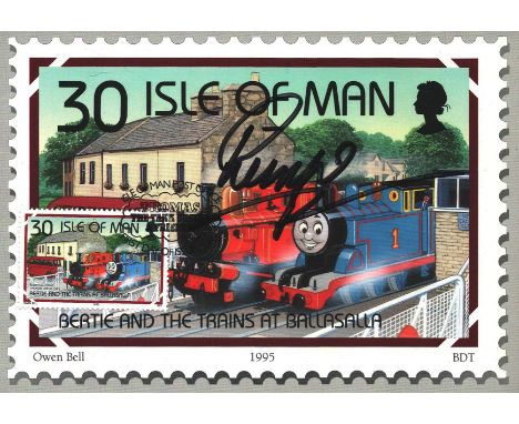 Ringo Starr signed Thomas the Tank Engine 1995 Isle of Man PHQ card. Good condition. All autographs come with a Certificate o