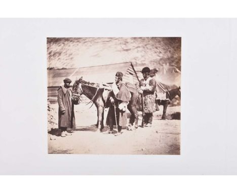 CRIMEAN WAR. Roger Fenton (1819-1869) Four black and white salt print photographsBalaclava, from Guards Hill, 1855, 257mm x 3