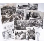 PRESS PHOTOGRAPHY - WW2, including Maginot Line and Pre-fabricated sea forts