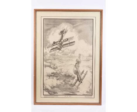 Two First World War Royal Air Force instructional posters, 'Low Flying - Avoid Barrages' and 'The Last Loop', printed by Leis