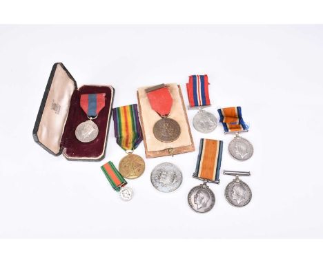 A collection of First World War single/orphaned campaign medals, comprising eight 1914-18 War medals to "2123 WKR. M. LANFEAR