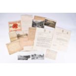 A small mixed group including Imperial War Grave Commission correspondence