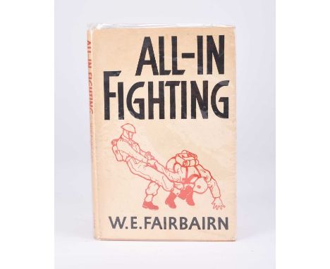 Second World War 'All-in Fighting' book by Captain W.E. Fairbairn (of Fairbairn &amp; Sykes fame), 1942, Faber &amp; Faber Lt