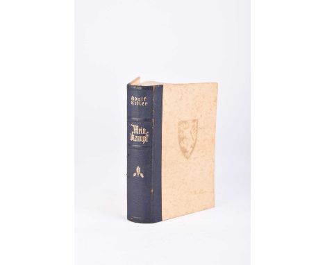ADOLF HITLER, 'Mein Kampf'1939 presentation wedding copy, printed by Waldheim-Eberle, Nachf, published by M. Müller &amp; Soh