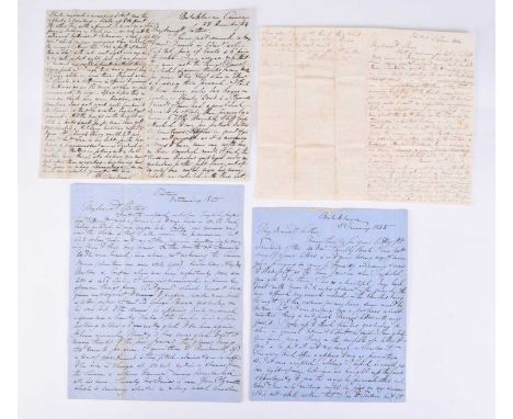 CRIMEAN WAR. Provost-Marshal William Donald MacDonald, 93rd (Sutherland Highlanders) Regiment of Foot  Four autograph letters