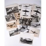 PRESS PHOTOGRAPHY - Aircraft recognition charts and photographs of German warplanes