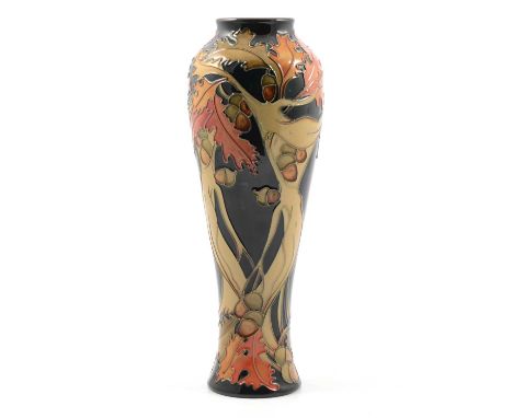 A Moorcroft Pottery vase, 'Oak Nymph' pattern designed by Kerry Goodwin, c2009, limited edition 102/150, signed K Goodwin, 27