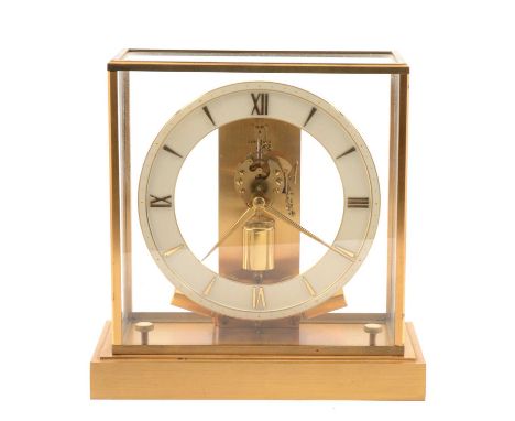 Junghans ATO magnetic mantel clock, brass case, 22cm.