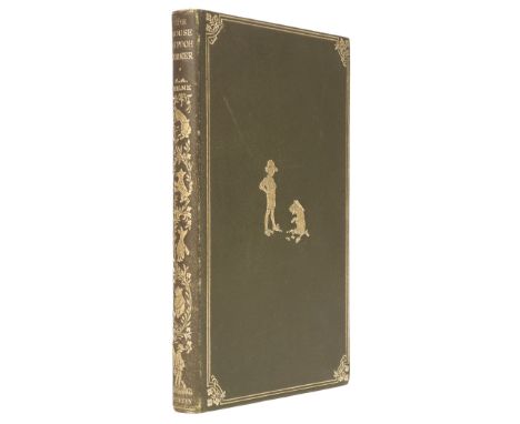 Milne (A. A.). The House At Pooh Corner, deluxe edition, London: Methuen &amp; Co., 1928, black &amp; white illustrations by 