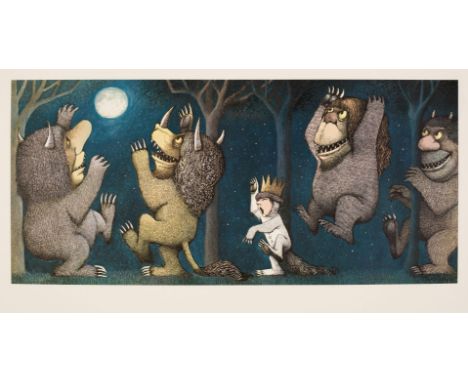 Sendak (Maurice). Pictures by Maurice Sendak, London: Bodley Head [cover-title], 1971, 19 colour and black &amp; white illust