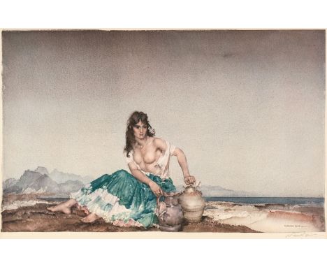 Flint (William Russell, 1880–1969). Sara, 1965, colour reproduction print published by Frost and Reed Ltd., in an edition of 