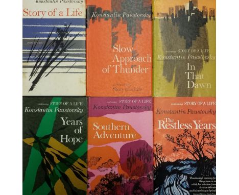 Paustovsky (Konstantin). Story of a Life, 1964, Slow Approach of Thunder, 1965, includes 'erratum' insert to the contents pag