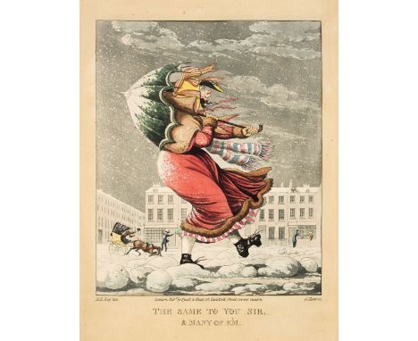 Hunt (George). 'A Merry Christmas &amp; A Happy New Year in London [and] 'The same to you Sir &amp; many of 'em, [with] A Spa