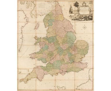 England &amp; Wales. Kitchin (Thomas), South Britain or England &amp; Wales, Drawn from several surveys &amp;c. on a new proj