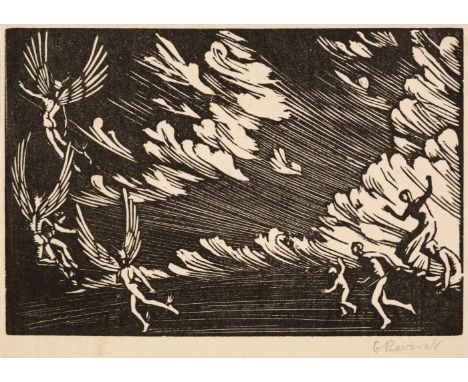 Raverat (Gwen 1885-1957). An album of 155 wood engravings by Gwen Raverat, 1909-28, compiled by the artist as a personal reco