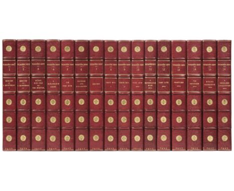 Turgeniev (Ivan). The Novels and Stories of Ivan Turgenieff, translated from the Russian by Isabel F. Hapgood, 16 volumes, Lo