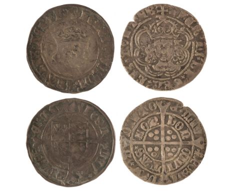 Henry VII (1485-1509). Groat, Class IIIc, mm. Lis Issuant From Rose, 1498-9, London Mint, obverse: facing portrait, a scarcer