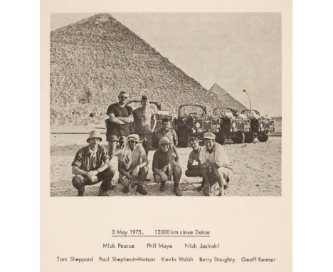 Sheppard (Squadron Leader T.H.). Joint Services West East Sahara Expedition 1975, Report, sole edition, Uxbridge, Middlesex, 