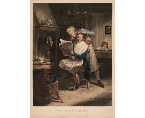 Sharp (M. W. after). The Red-Hot Politician, W. H. White, 1829, mixed-method engraving by J. Arnold and W. J. White with cont