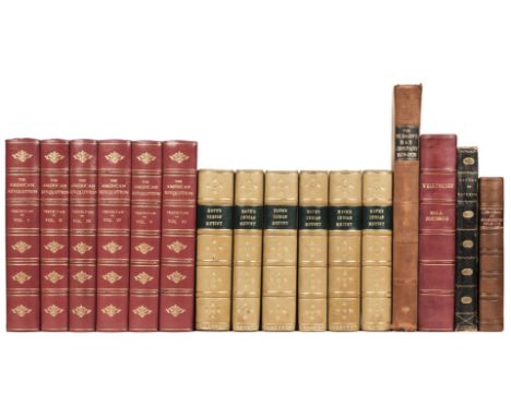 Trevelyan (Sir George Otto). The American Revolution, 6 volumes, London: Longmans, Green &amp; Co., 1899-1914, folding maps, 