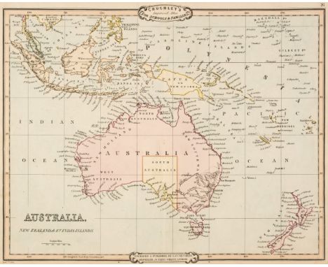 Cruchley (G.F. publisher.) Cruchley's General Atlas, for the use of Schools and Private Tuition...., 1st edition, 1843, calli