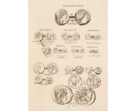 Northwick (John Rushout, 2nd Baron, 1770-1859). Manuscript catalogue of Greek coins and medals, circa 1800-1810, 65 leaves of