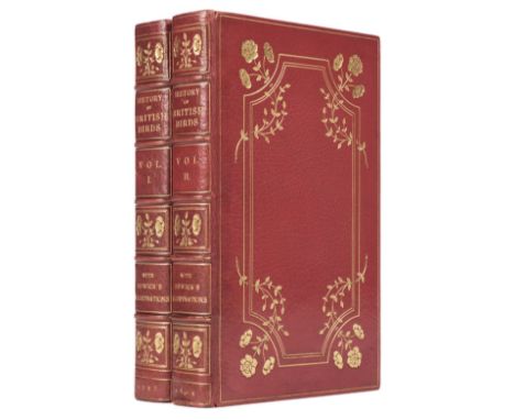 Bewick (Thomas). History of British Birds (Land/Water Birds), 2 volumes, 1st edition, Newcastle: Sol. Hodgson for Beilby &amp