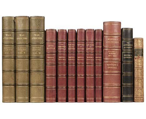 Churchill (Winston Spencer). The War Speeches of the Rt Hon Winston S. Churchill, compiled by Charles Eade, 3 volumes, London