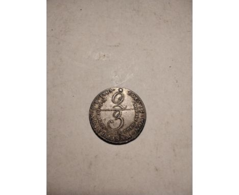  German States. Kingdom Of Westphalia. Jerome Bonaparte (1807-13). 2/3 Thaler, 1809 C, Clausthal Mint, with old collection ti