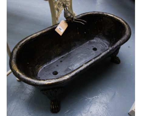 BRONZED BATH PLANTER