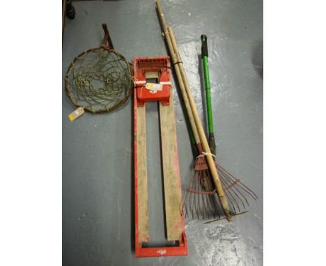 BRICKIE + BASKET BALL NET + GARDEN TOOLS