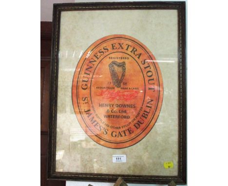 GUINNESS DOWNES PUB PRINT