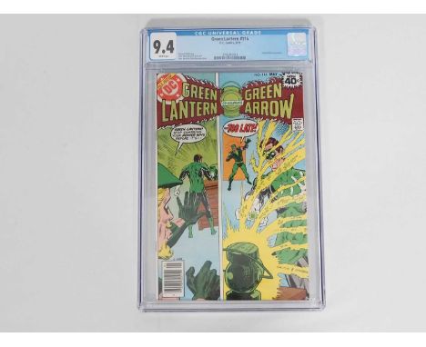 GREEN LANTERN #116 - (1979 - DC) - GRADED 9.4 (NM) by CGC - Green Lantern & Green Arrow fight Professor Ojo of the League of 
