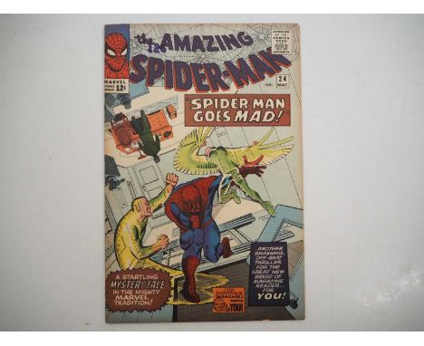 AMAZING SPIDER-MAN #24 - (1965 - MARVEL) - Mysterio appearance - Steve Ditko cover and interior art - a photographic conditio