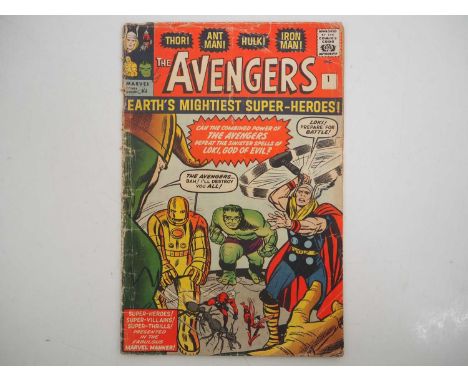 AVENGERS #1 - (1963 - MARVEL - UK Price Variant) - KEY Comic Book - First appearance of the Avengers with original members Ir