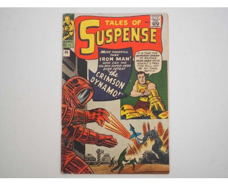 TALES OF SUSPENSE #46 (1963 - MARVEL - UK Price Variant) - Includes the first appearance of the Crimson Dynamo + the second a